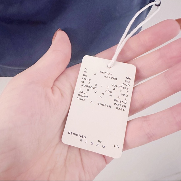 Form For You Athletic Sports Scoop Bra Navy Blue Bralette NWT - Picture 2 of 5